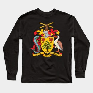 Barbados Coat of Arms Long Sleeve T-Shirt